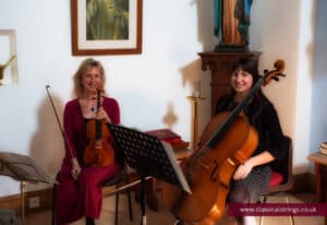 Classical Strings Duo for weddings in Cornwall and Devon