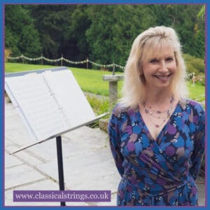 Wedding Violinist Sue Aston Classical Strings Cornwall and Devon