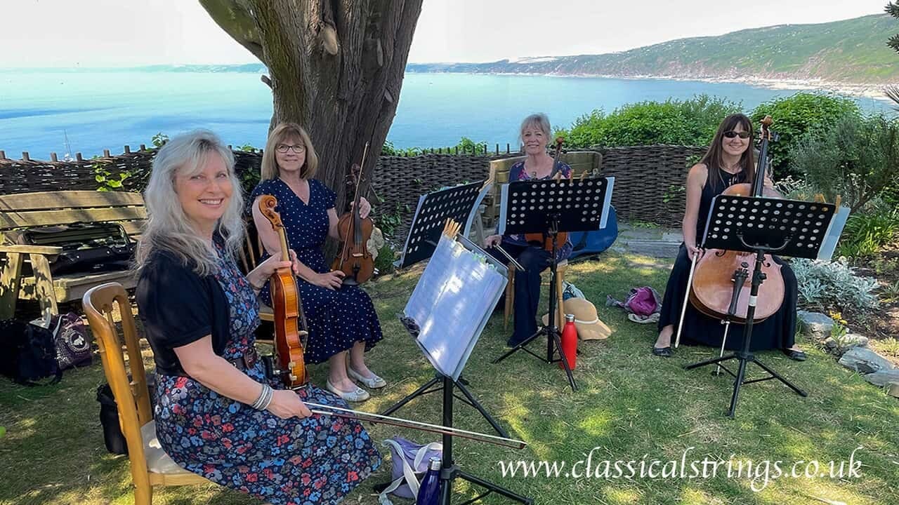 Classical Strings String Quartet Weddings in Cornwall & Devon