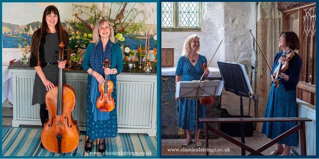 violin duo cornwall weddings
